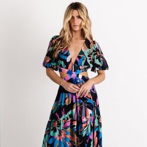 Baltic Born Bastina Open Back Maxi Dress - NWT